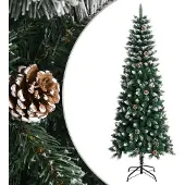 Prolenta Maison Exclusive - Kunstkerstboom met standaard, groen, 240 cm, PVC