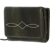 Chiemsee Leren Portemonnee Leather Wallet Green Donkergroen