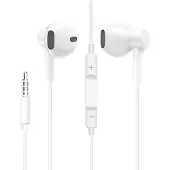 Avizar Bedrade hoofdtelefoonaansluiting 3,5 mm stereogeluid Afstandsbediening microfoon
