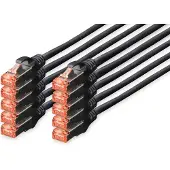 Digitus DK-1644-050-BL-10 netwerkkabel Zwart 5 m Cat6 S/FTP (S-STP)