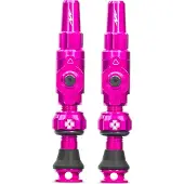 Muc Off Tubeless Valve Big Bore Lite Medium Pink Presta Valve 35mm