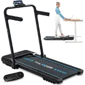 Thunder IMPACT-BLACK - Opvouwbare loopband en walkingpad - 12 km/u - Bluetooth - 130 kg