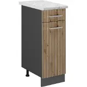 Vicco R-Line Keukenonderkast – 30 cm WB Marmer Artisanaal eiken