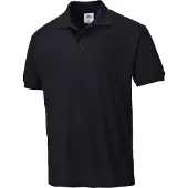 Portwest Herrenpolo Napoli, B210, zwart, maat M