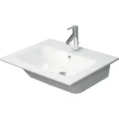 Duravit Me by starck meubelwastafel 63x49cm 1 kraangat met overloop wit