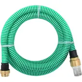Syfax Zuigslang met messing koppelingen 1,1'' 3 m PVC groen