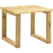 Syfax Bijzettafel voor ligbed 30x30x26 cm geïmpregneerd grenenhout