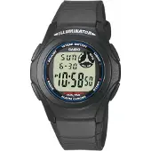 Casio horloge met alarm en datumaanduiding- F-200W-1ADF