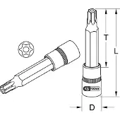 Ks Tools 918.4008 9184008 Torx BO Verwisselbare kop TB 55 3/8 (10 mm)
