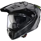Caberg Tanami Carbon, avonturenhelm ,Zwart/Neon-Geel ,M