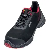 Uvex 1 G2 veiligheidsschoenen, enkelmodel, S3, zwart, rood, breedte 12, maat 52