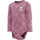Hummel Romper l/s - hmlBeatrix - Heather Rose - - 3 jaar (98) - Rompers Lange Mouw