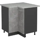 Vicco R-Line Hoekkast – 75.6 cm WB Marmer Beton