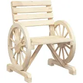 vidaXL Tuinstoel 58x58x78,5 cm massief vurenhout