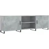 Syfax Tv-meubel 150x30x50 cm bewerkt hout betongrijs