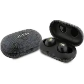 GUESS True Wireless 4G Metal Bluetooth In-Ear Oordopjes - Zwart