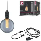 Paulmann Neordic Tilla hanglamp stekker zwart 78436, zwart, Woon-/ Eetkamer, metaal, Modern, hanglamp