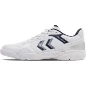Hummel Sportschoen 'COURT CONTROL II' navy / grijs gemêleerd / limoen / wit