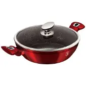 Berlinger Haus Pan met deksel, 24 cm, bordeauxrood, , model BH 1262N