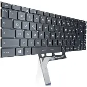 T-ProTek Duits toetsenbord, compatibel met de MSI GF65 Thin 10UE-014UK