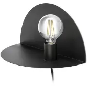 Faro Design wandlamp Nit, zwart, Woon-/ Eetkamer, metaal, Modern, Wandlamp design