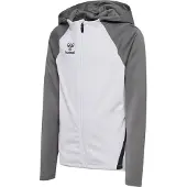 Hummel Sportief sweatvest 'Ead 2.0' grijs / wit