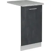 Vicco R-Line Vaatwasserfrontpaneel – 45 cm, WB Marmer Zwart beton