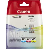 Canon Inktcartridge CLI-521C/M/Y 3-kleuren Multipack