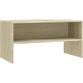 Syfax Tv-meubel 80x40x40 cm bewerkt hout sonoma eikenkleurig