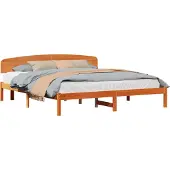 Syfax Bedframe Wasbruin 180 x 200 cm Massief grenenhout