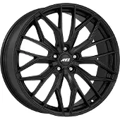 Aez 19-inch aluminium velg Porto Black, 19" x 8", 5x112 steek, ET30, 66.6mm naafdiameter, zwarte velg