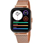 Lotus Smartwatch 50045/1 Horloge, herenhorloge, roestvrijstalen band, stappenteller, cadeau-idee (set, 2-delig, Met verwisselbare armband van zwarte kunststof)
