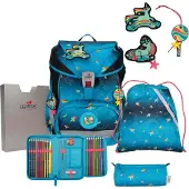 DERDIEDAS ErgoFlex LED schooltas set 5st. blauw