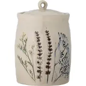Bloomingville Bea pot met deksel Natuur