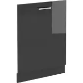 Vicco R-Line Vaatwasserfrontpaneel – 60 cm zonder werkblad Antraciet Hoogglans