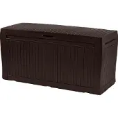 Keter 17202623, Opbergkist, Bruin, Rechthoekig, Hout, Effen kleur, Geschikt voor buiten