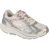 SKECHERS Loopschoen 'GO RUN CONSISTENT 2.0' grijs / zilver / offwhite