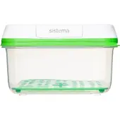 Sistema FreshWorks verhouddoos Doos Vierkant 2,6 l Groen, met filter