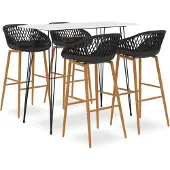 Prolenta Maison Exclusive - Barset, 5-delig, wit en zwart