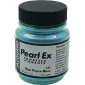 Jacquard pigment speelgoed Pearl Ex 14 gr Duo Aqua Blauw creatief.
