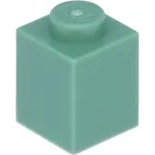 LEGO 1x1 steentjes, zandgroen - 3005, NIEUW! Aantal: 100 stuks