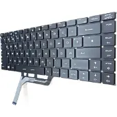 T-ProTek Duits toetsenbord, compatibel met MSI GF65 Thin 9SEXR MS-16W1