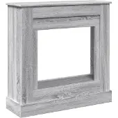 Syfax Haardombouw 90x30x90 cm bewerkt hout grijs sonoma eikenkleur