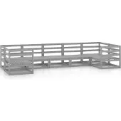 vidaXL 7-delige Loungeset massief grenenhout