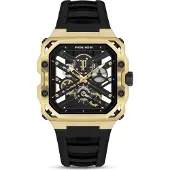 Police Analoog horloge zwart