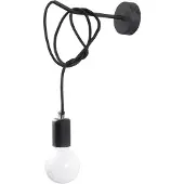 Sollux Kinkiet EDISON, zwart, 1xE27x60W, metaal, afmetingen: 100x23x23 cm, IP20, merk: