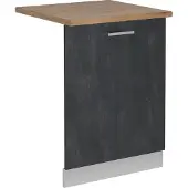 Vicco R-Line Vaatwasserfrontpaneel – 60 cm, WB Eik Zwart beton