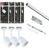 Paulmann URail Railspot Cover Startersset GU10 max. 10W dimbaar 230V Signaalwit