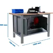 Simonwork (bancos De Trabajo) Bt6 Pro Werkbank 865x1200x750 Mm