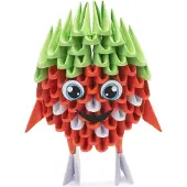 Alexander 3D Model Origami Aardbei- Papier